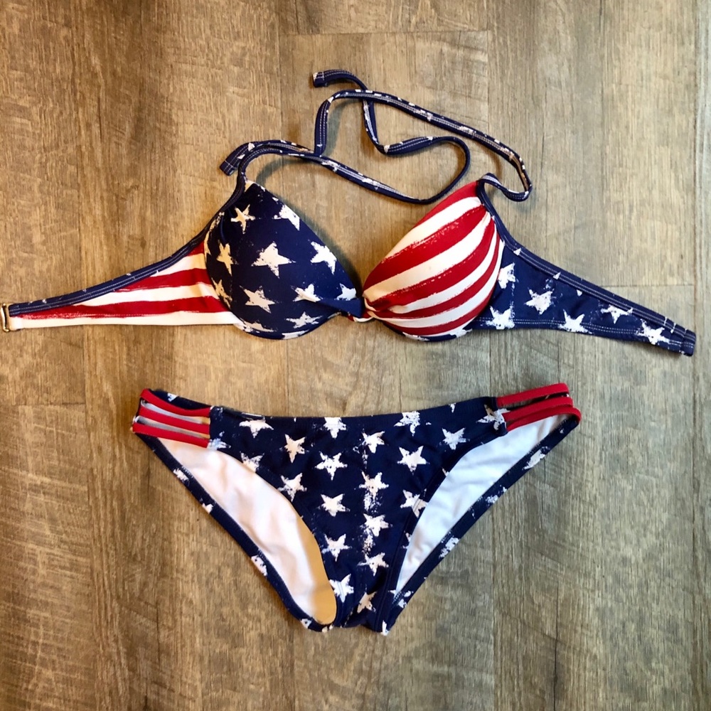 American flag bikini